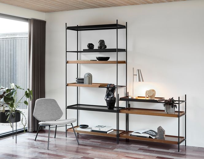 Hovedbilde Woud Tray hylle Sort H 81cm L 100cm, ...